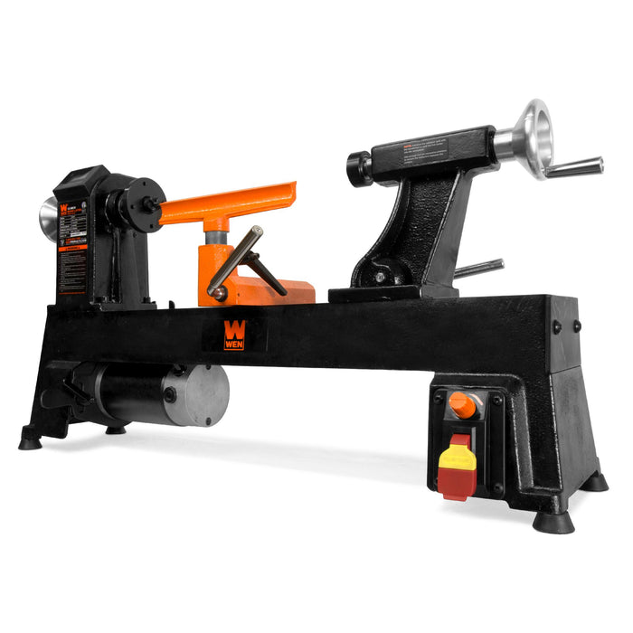 WEN 34018 12-Inch by 18-Inch Variable Speed Cast Iron Wood Lathe