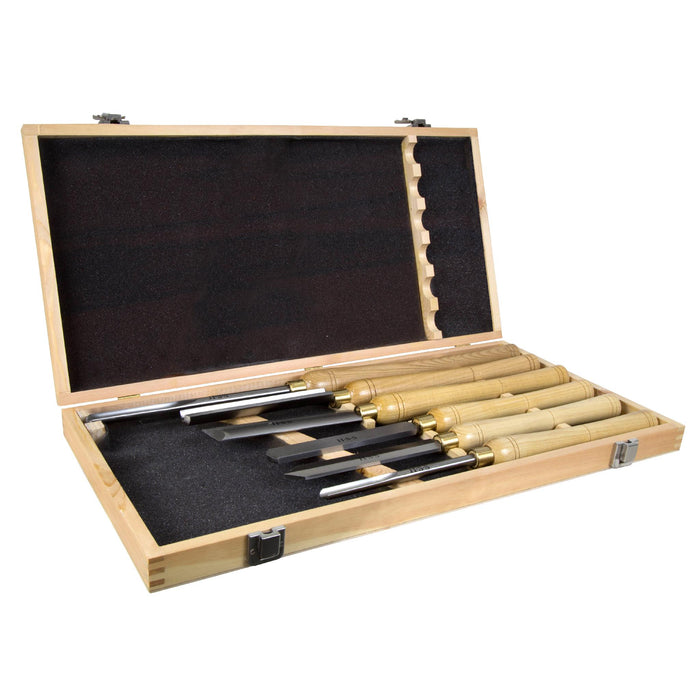 WEN CH14 6-Piece 16-to-22-Inch Artisan Chisel Set with High-Speed Steel Blades and Domestic Ash Handles