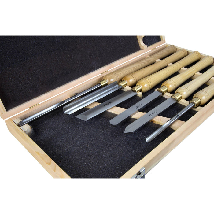 WEN CH14 6-Piece 16-to-22-Inch Artisan Chisel Set with High-Speed Steel Blades and Domestic Ash Handles