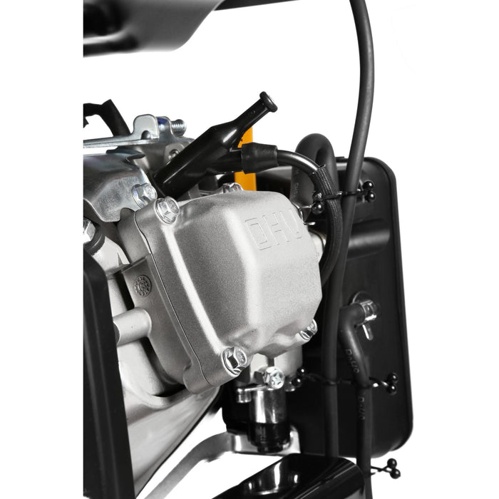 WEN DF623X 6250-Watt 120-Volt/240-Volt Dual Fuel Electric Start Portable Generator with Wheel Kit and CO Shutdown Sensor