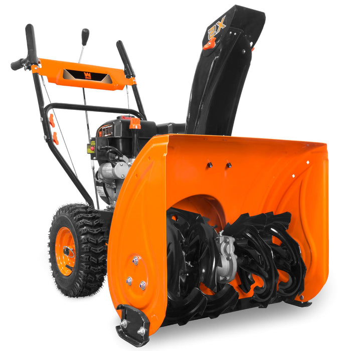 WEN SB24 24-Inch 212cc Two-Stage Self-Propelled Gas-Powered Snow Blower with Electric Start