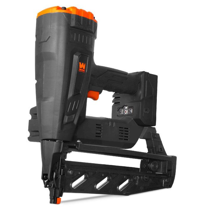WEN 20516BT 20V Max Cordless Brushless 16-Gauge Brad Nailer (Tool Only – Battery Not Included)