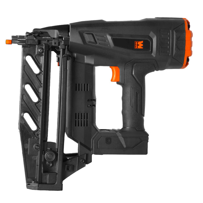 WEN 20516BT 20V Max Cordless Brushless 16-Gauge Brad Nailer (Tool Only – Battery Not Included)