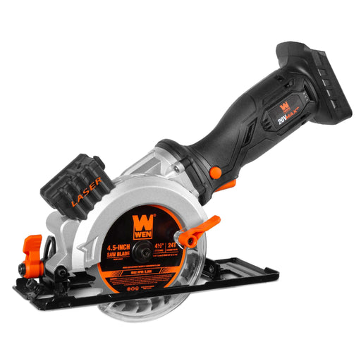 WEN 20752 2-in-1 20V Max Cordless Brushless Pole Saw and Mini Chainsaw with 2.0Ah Battery and Charger
