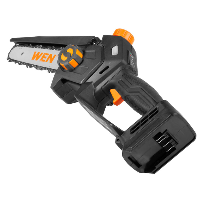 WEN 20752BT 2-In-1 20V Max Cordless Brushless Pole Saw and Mini Chainsaw (Tool Only – Battery and Charger Not Included)