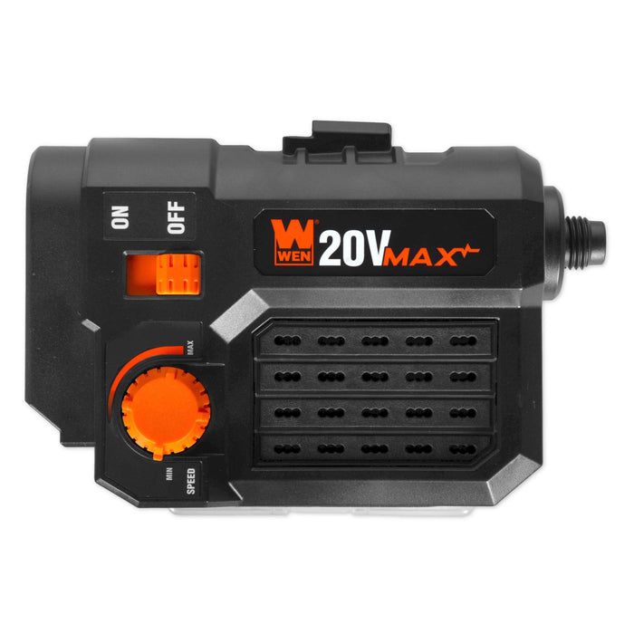 WEN 20923BT 20V Max Cordless Variable Speed Rotary Tool Station with Flex Shaft and 40 Accessories (Tool Only – Battery Not Included)