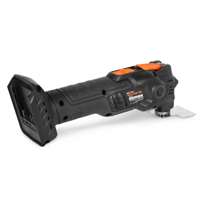 WEN 20936BT 20V Max Cordless Brushless Variable Speed Multi-Function Oscillating Tool with Anti-Vibration System and Accessories (Tool Only - Battery Not Included)