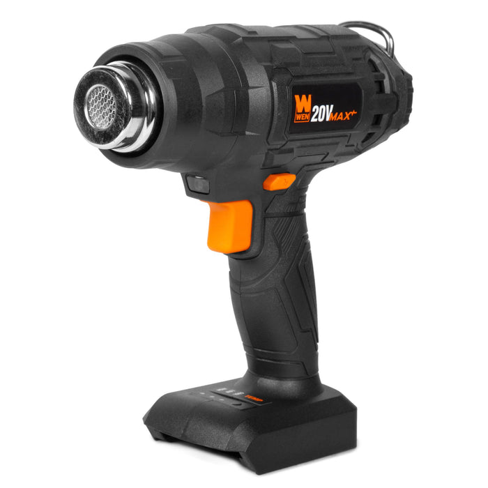 WEN 20955BT 20V Max Cordless Compact Dual-Temperature Heat Gun (Tool Only – Battery Not Included)