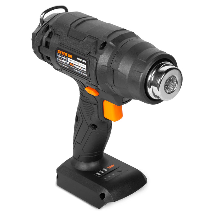 WEN 20955BT 20V Max Cordless Compact Dual-Temperature Heat Gun (Tool Only – Battery Not Included)