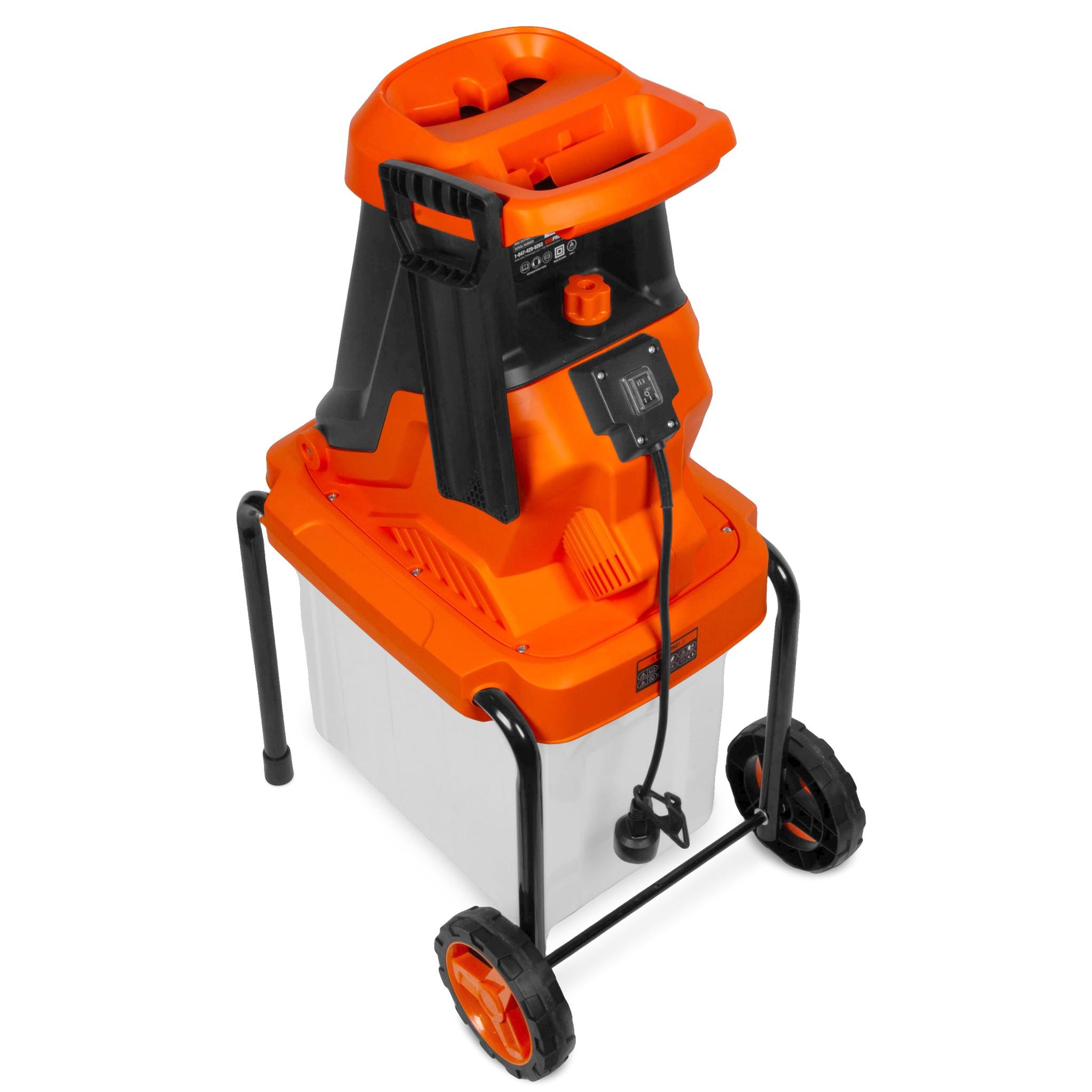 WEN 41130 Electric Wood Chipper and Shredder, 15-Amp, 13-Gallon Collection Bin e