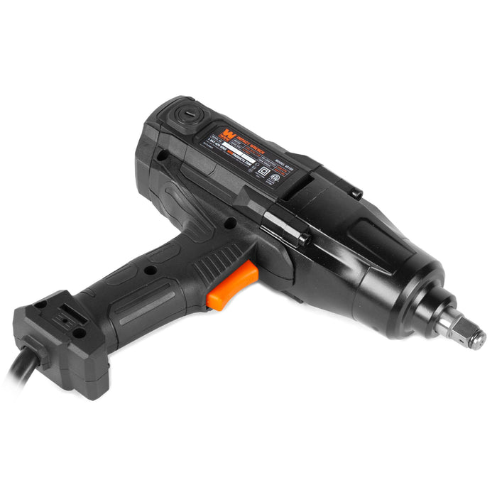 WEN 48108 7.5-Amp 450 Ft-lb Corded Two-Direction Impact Wrench with 1/2-Inch Hog Ring Anvil
