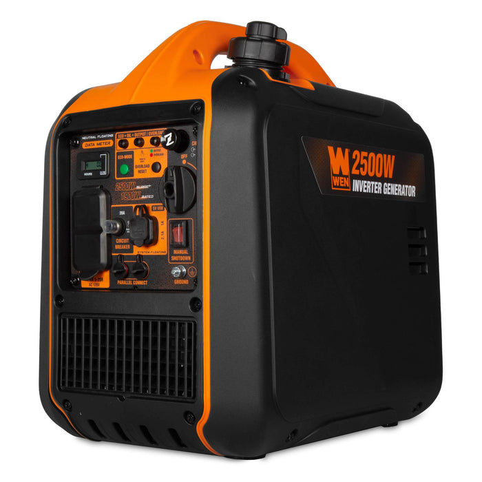 WEN 56250i 2500-Watt Inverter Generator, Quiet, Portable, and Lightweight with Fuel Shut Off