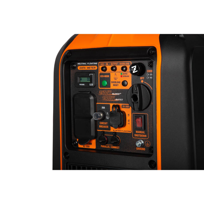 WEN 56250i 2500-Watt Inverter Generator, Quiet, Portable, and Lightweight with Fuel Shut Off