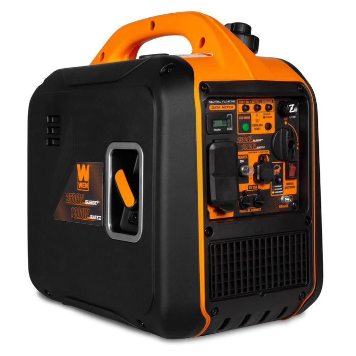 WEN 56250iX 2500-Watt Inverter Generator, Quiet, Portable, and Lightweight with Fuel Shut Off and CO Watchdog