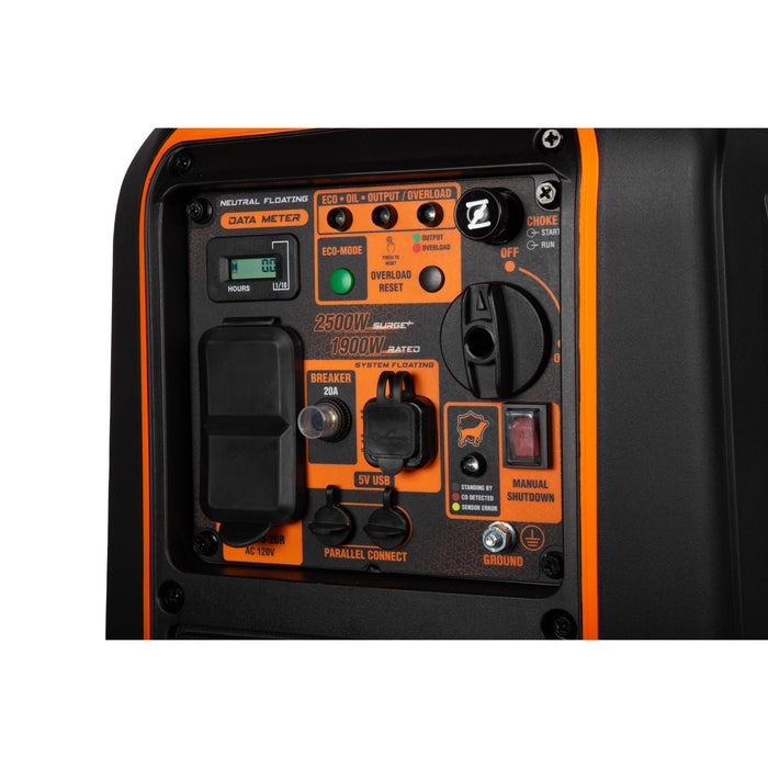 WEN 56250iX 2500-Watt Inverter Generator, Quiet, Portable, and Lightweight with Fuel Shut Off and CO Watchdog