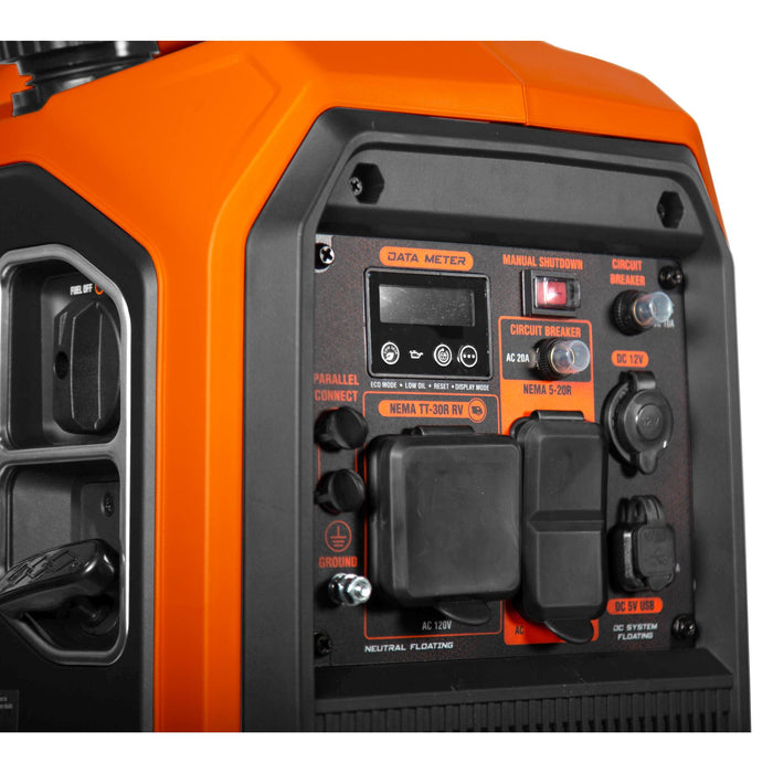 WEN 56432i 4500-Watt Inverter Generator, RV-Ready, Quiet, Portable, and Lightweight with Fuel Shut Off