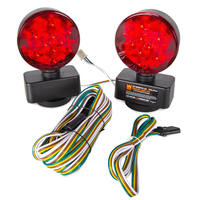 WEN AA1200 12V Magnetic LED Trailer Light Kit