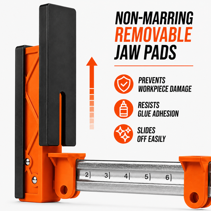 WEN CLP14A Parallel Clamp Kit with Two 24-Inch Clamps, Two 50-Inch Clamps, and Framing Kit