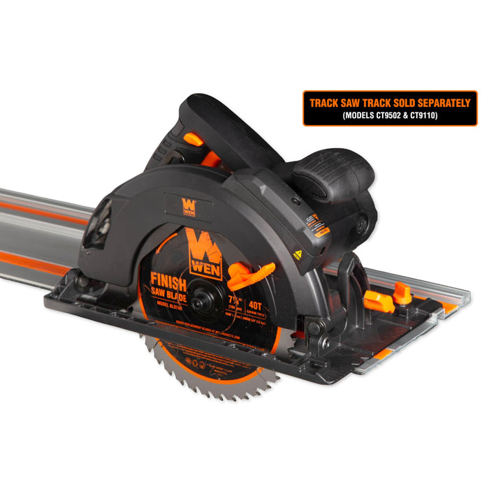 WEN CT1572 15-Amp 7.25-Inch Circular Saw with Laser and Track Saw Base