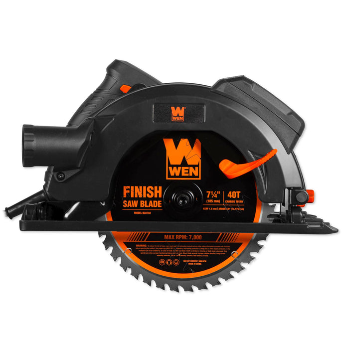 WEN CT1572 15-Amp 7.25-Inch Circular Saw with Laser and Track Saw Base