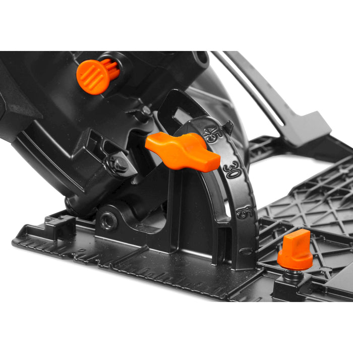 WEN CT1572 15-Amp 7.25-Inch Circular Saw with Laser and Track Saw Base