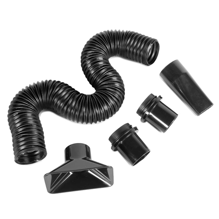 WEN DCA019 2.5-Inch by 36-Inch Flexible and Sculptable Dust Hose Kit with Couplers and Adapters