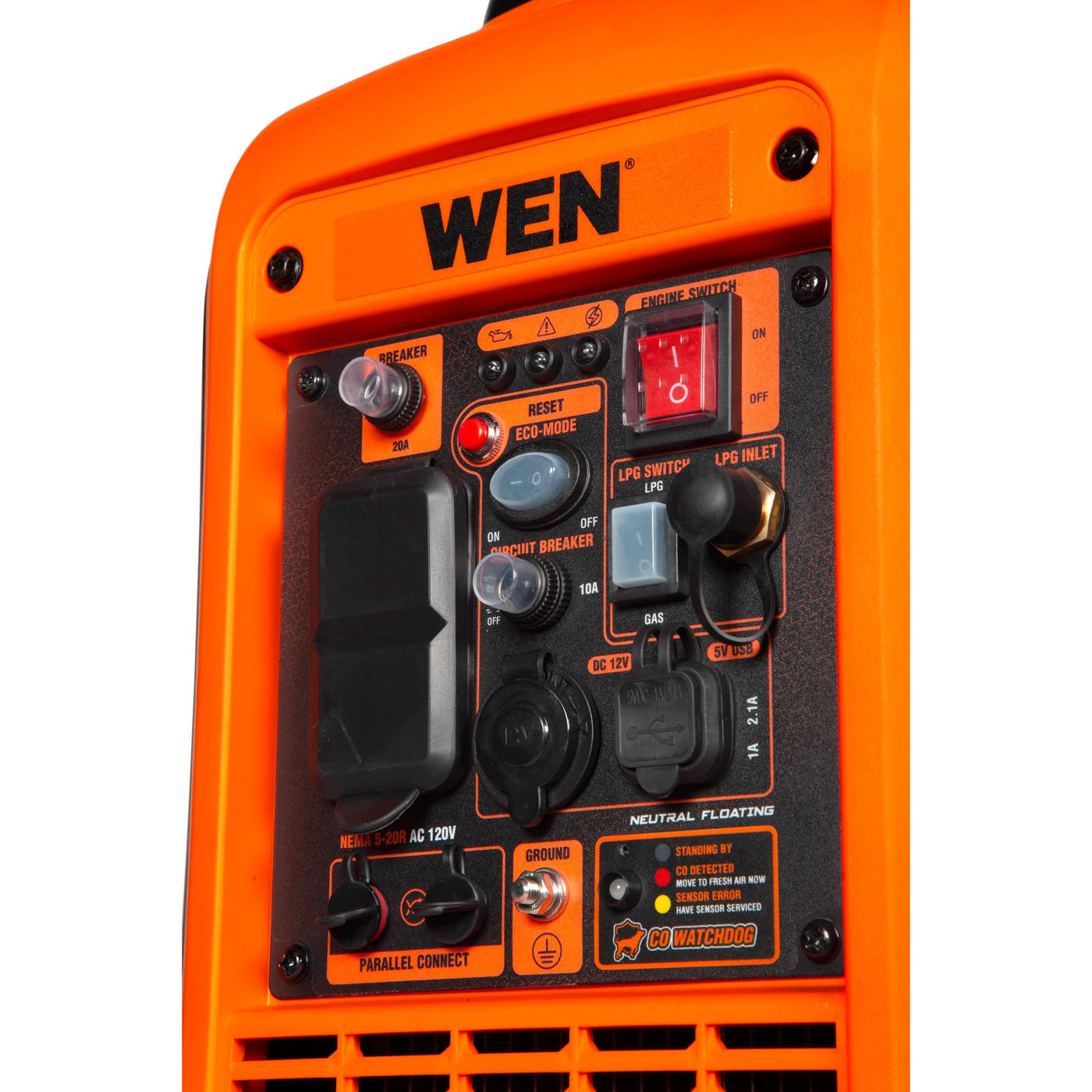 WEN DF280iX 2800-Watt Dual Fuel Inverter Generator, Quiet, Portable, a ...