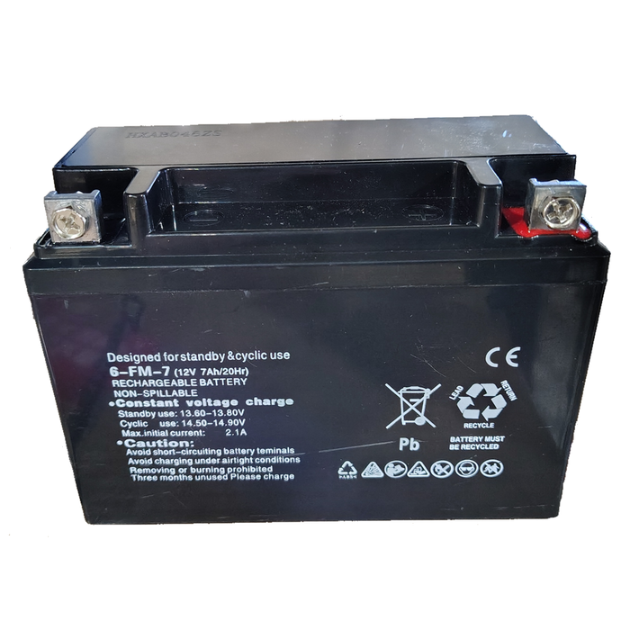 [DF500iX-015] Battery, 12V 7Ah, Lead-Acid for WEN DF680iX