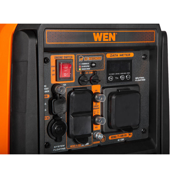 WEN DF525iX 5250-Watt Dual Fuel Electric Start Inverter Generator