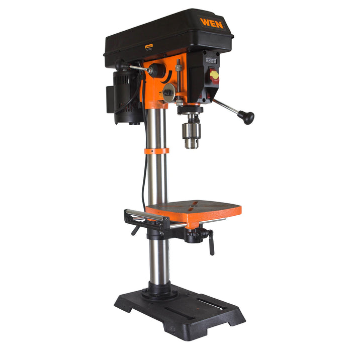 WEN DP1263V 12-Inch Benchtop Drill Press, 6.2-Amp Variable Speed Motor with Cast Iron Construction, Laser and LED Work Light