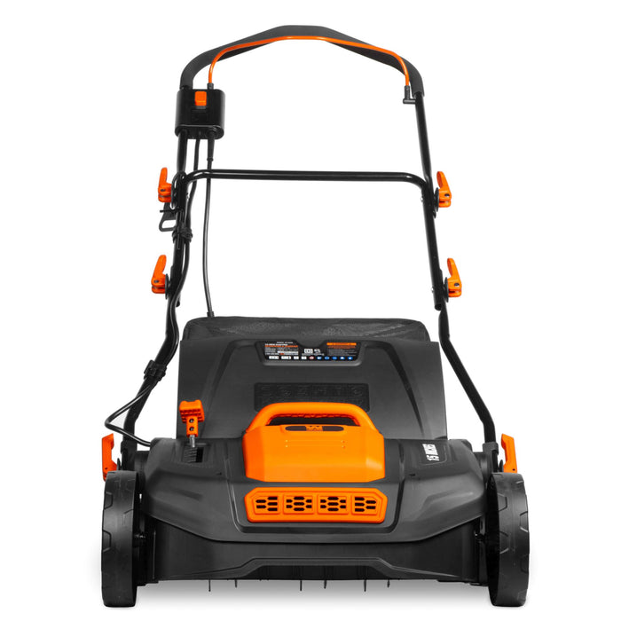 WEN DT1526 15-Inch 15-Amp 2-in-1 Electric Dethatcher and Scarifier with Collection Bag
