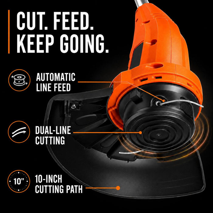 WEN ET1003 String Trimmer, Corded Electric, 10-Inch