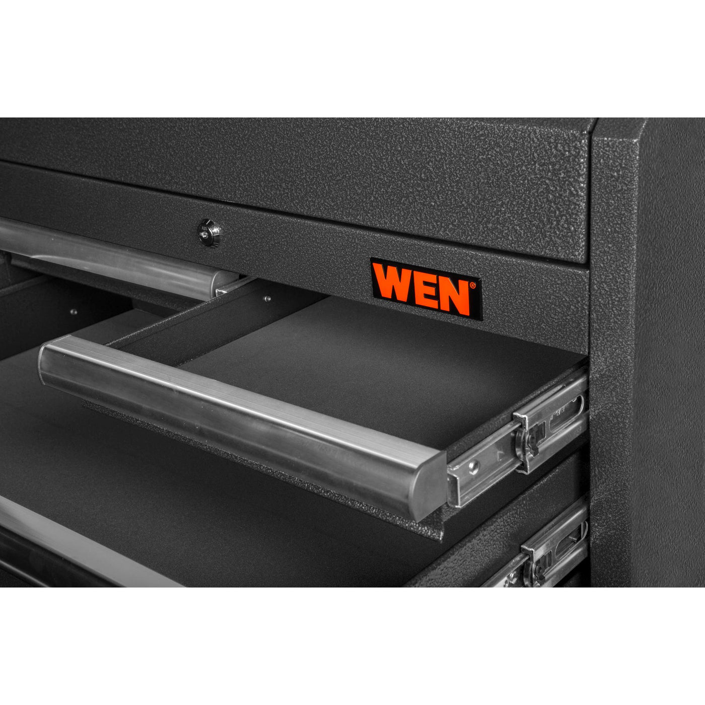 WEN GG261T 26-Inch Premium Tool Chest with Heavy Duty 21-Gauge Powder ...