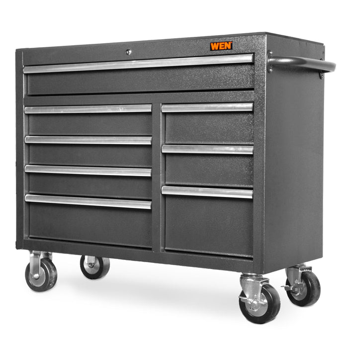 WEN GG422B 42-Inch Premium Rolling Tool Cabinet with Heavy Duty 21-Gauge Powder-Coated Steel Construction