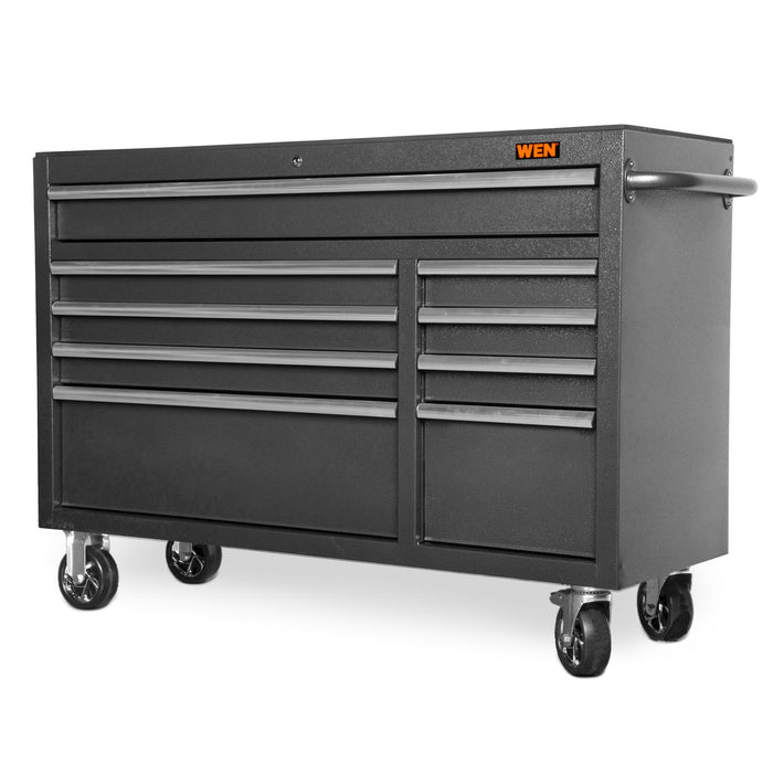 WEN GG532B 52-Inch Premium Rolling Tool Cabinet with Heavy Duty 21-Gauge Powder-Coated Steel Construction