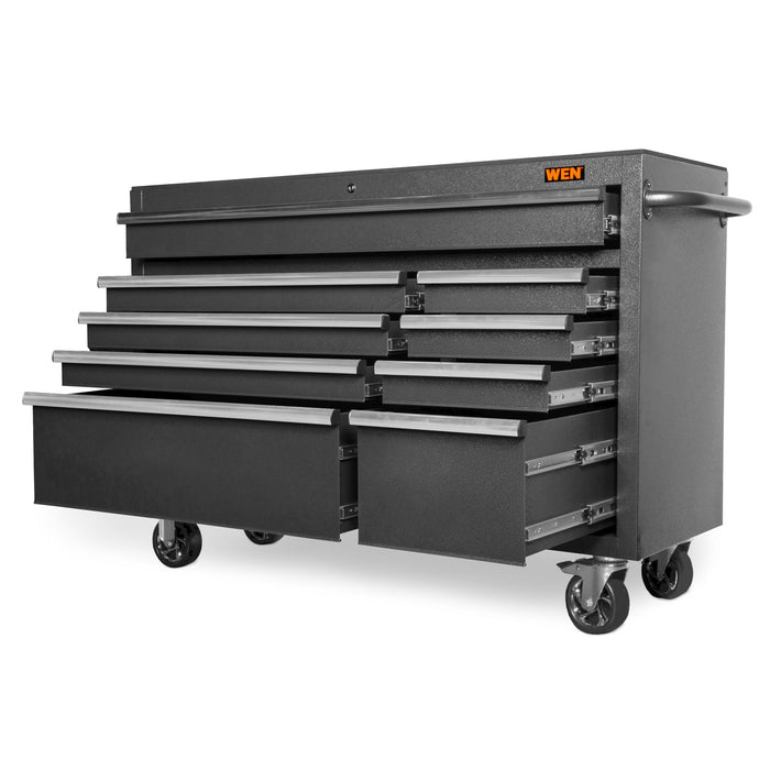 WEN GG532B 52-Inch Premium Rolling Tool Cabinet with Heavy Duty 21-Gauge Powder-Coated Steel Construction