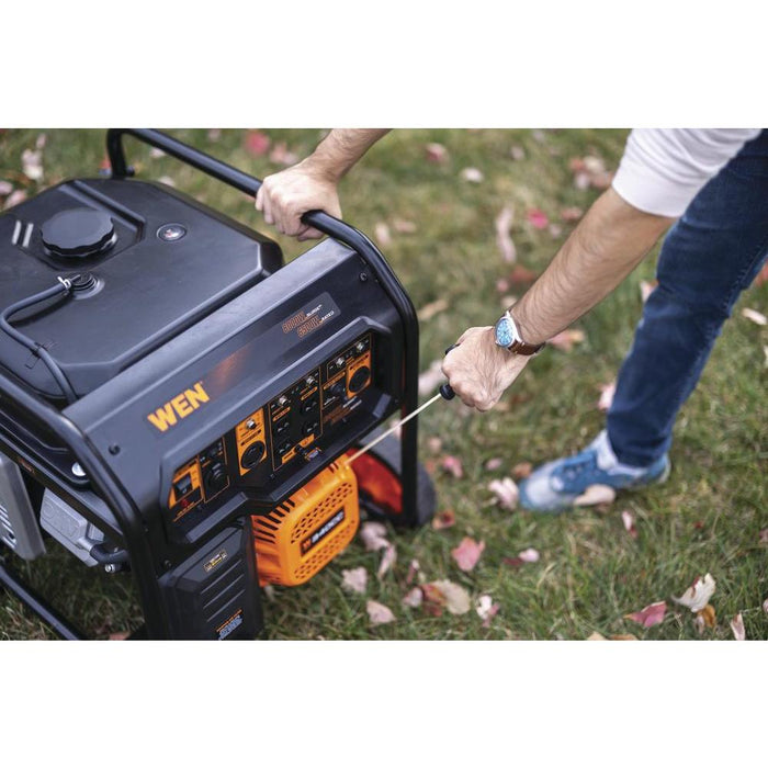 WEN 8000-Watt 120V/240V Portable Generator, 340cc, Transfer-Switch-Ready (GN8000M)