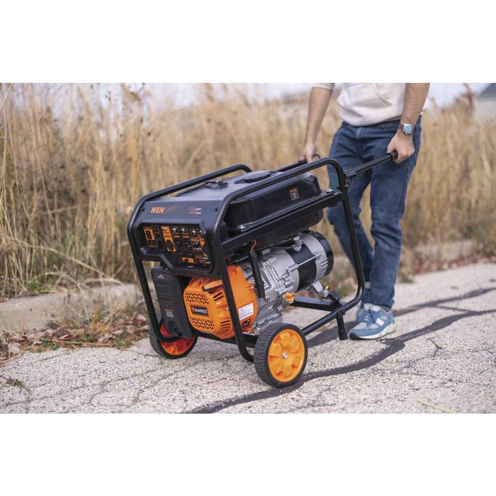 WEN 8000-Watt 120V/240V Portable Generator, 340cc, Transfer-Switch-Ready (GN8000M)