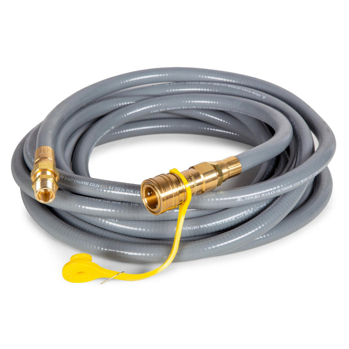 WEN GNA1225 Natural Gas Hose with Quick-Connector for Tri-Fuel Generators, 25 Feet x 1/2-Inch ID