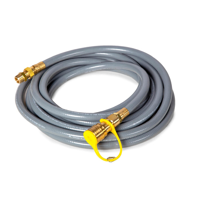 WEN GNA1225 Natural Gas Hose with Quick-Connector for Tri-Fuel Generators, 25 Feet x 1/2-Inch ID