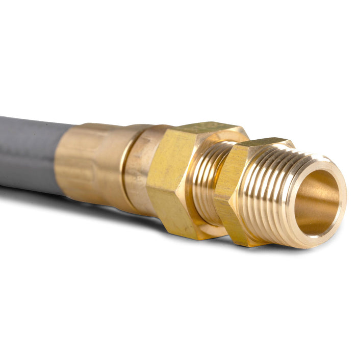 WEN GNA1225 Natural Gas Hose with Quick-Connector for Tri-Fuel Generators, 25 Feet x 1/2-Inch ID