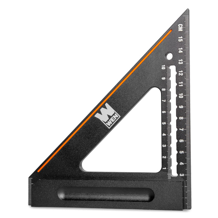 WEN ME015L 150mm Right Angle Heavy-Duty Precision Metric Carpenter's Square and Layout Tool
