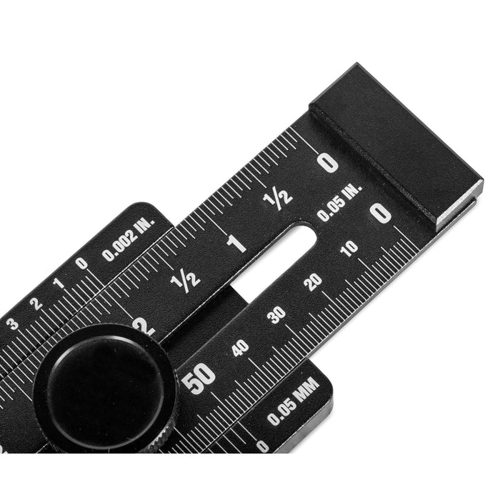 WEN ME252R 10-Inch Aluminum Offset Marking Gauge and Layout Tool with Laser-Etched Scale