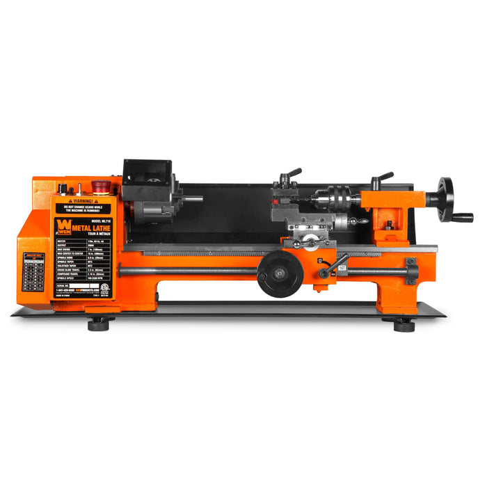 WEN ML716 Variable Speed 7-by 16-Inch Two Direction Benchtop Metal Lathe