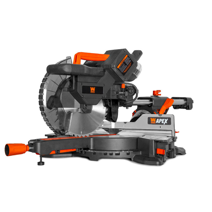 WEN MM1510 15A 10 in. Dual-Bevel Sliding Compound Miter Saw, LED Cutline