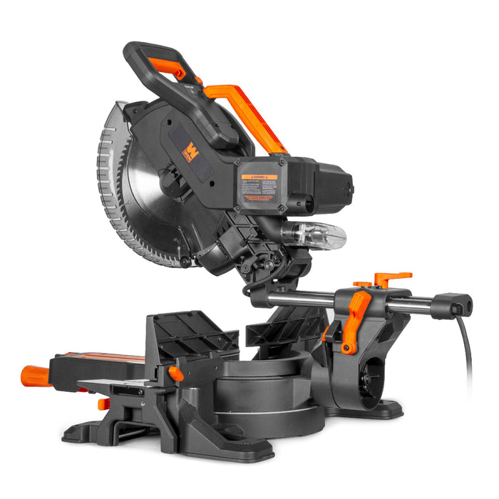 WEN MM1512 15A 12 in. Dual-Bevel Sliding Compound Miter Saw, LED Cutline
