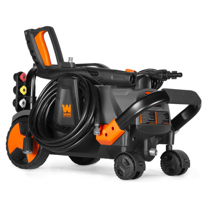 WEN PW2200 2200 PSI Electric Pressure Washer, 1.65 GPM with Onboard Detergent Tank