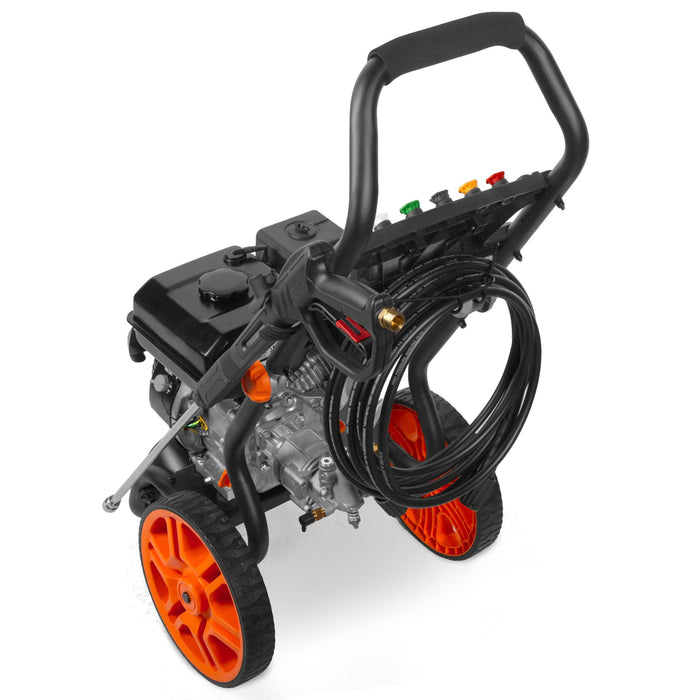 WEN PW224G 3400 PSI Gas Pressure Washer with 223cc Engine, 2.7 GPM Flow Rate and Onboard Soap Tank