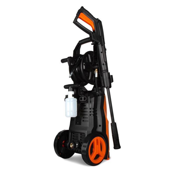 WEN PW23V 2300 PSI Electric Pressure Washer with Variable Pressure, Hose Reel, Wheel Kit, and 1.4 GPM Adjustable Flow Rate