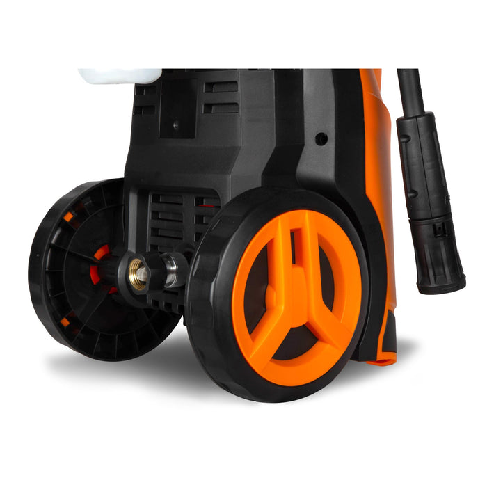 WEN PW23V 2300 PSI Electric Pressure Washer with Variable Pressure, Hose Reel, Wheel Kit, and 1.4 GPM Adjustable Flow Rate